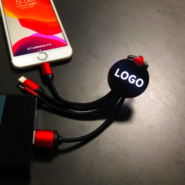 三合一發光充電線