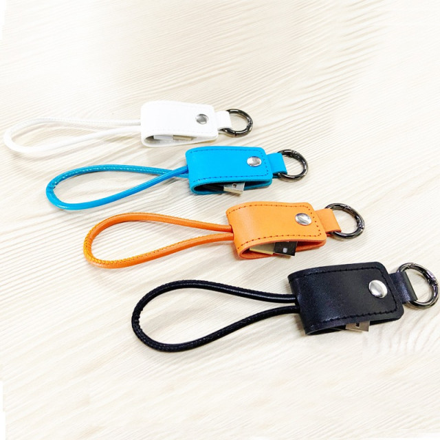 三合一皮革充電線