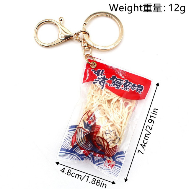 零食仿真吊飾