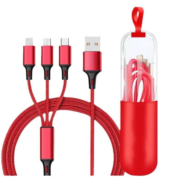 膠囊三合一充電線